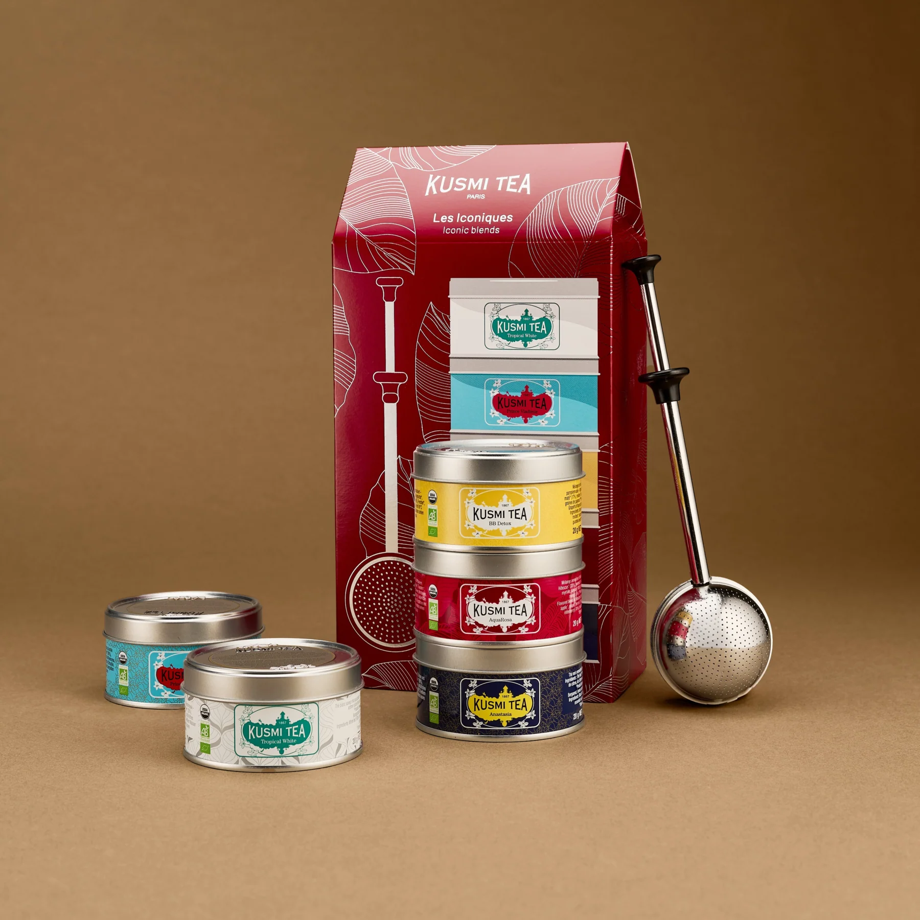 Coffret Les Iconiques bio avec infuseur à thé - Image 2
